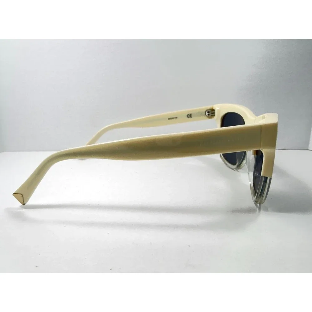 KENDALL + KYLIE Cassie Women's Cream Clear Frames Grey Lens Sunglasses